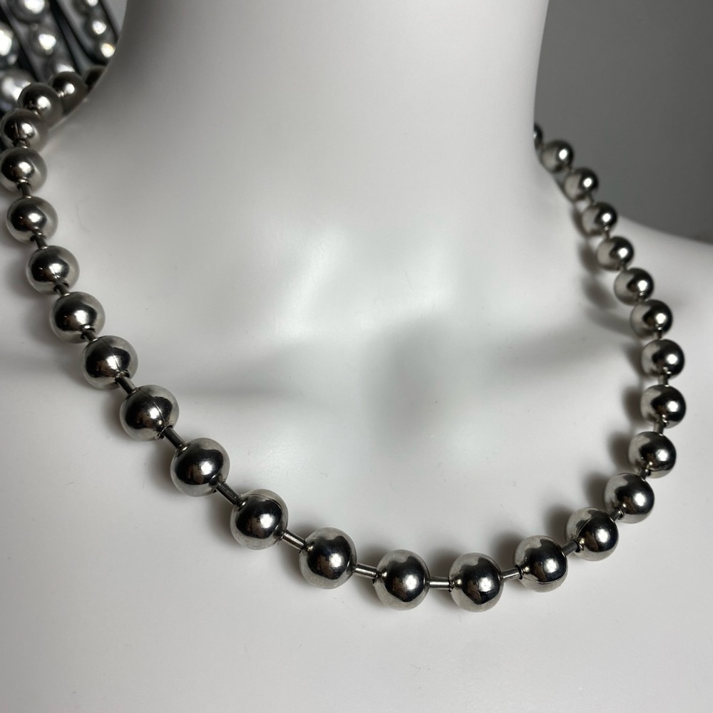 Milor Stainless Steel 10mm Ball Bead 20" - Picture 8 of 8